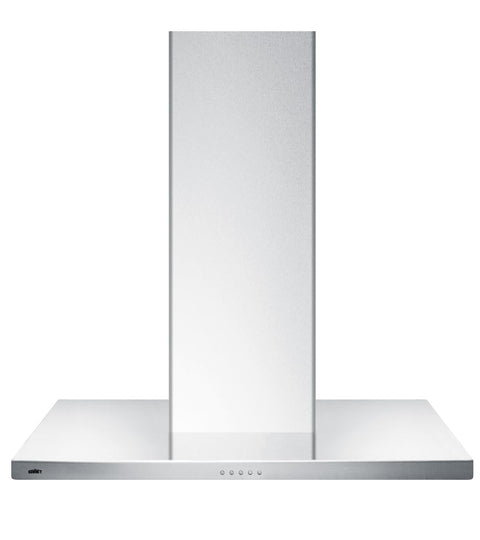 Summit Appliance SEH4636SSADA 36 Inch Wide Wall-Mounted Range Hood ADA-Compliant Charcoal Filter 400 CFM Blower LED Lighting (36 Inch)