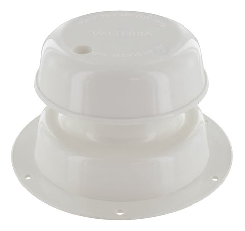 Valterra A10-3389VP Universal Plumbing Vent Kit with Putty & Screws - White (Carded)