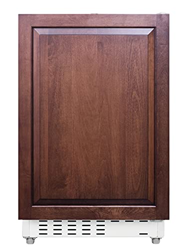 Summit Appliance ALRF48IF 20" Wide Built-in Refrigerator-Freezer, ADA Compliant, Stainless Steel Panel-ready Door, Removable Door Racks, 2.68 cu.ft Capacity, Adjustable Shelves, Manual Defrost