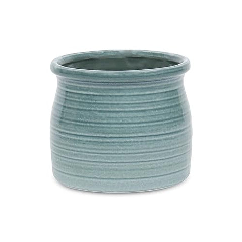 Cheungs Celadon Green Curved Ceramic Planter