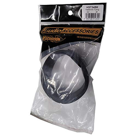 Audiopipe HST34BK Heat Shrink Tubing 3/4 30 Foot Roll