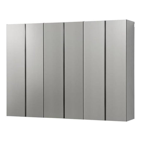 Klair Living 96 in. W x 72 in. H x 20 in. D Nova Series Wood Wall Mounted Garage Storage System in Metallic Grey Nova-3A