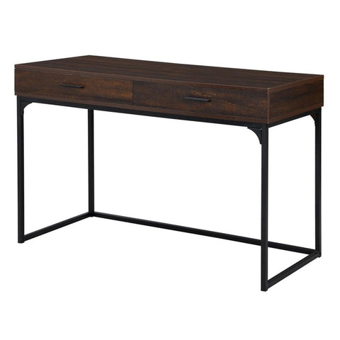 Horatio Computer Desk with Drawers - Elm/Black
