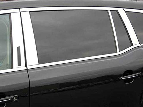 QAA is Compatible with 2010-2020 Lincoln MKT 8 Piece Stainless Pillar Post Trim PP50672