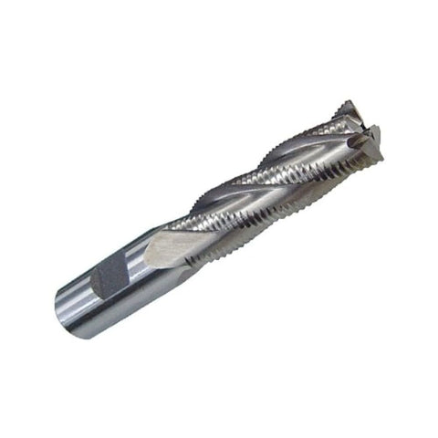 HHIP 5823-0376 4 Flute M42 Cobalt Fine Pitch Roughing End Mill, 3/8" x 3/8" x 1-1/2"