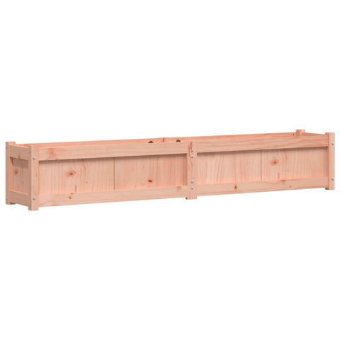 vidaXL Garden Planter - Decorative Outdoor Plant Pot/Flower Box - Solid Douglas Wood - 70.9"x12.2"x12.2" - Brown Natural Color