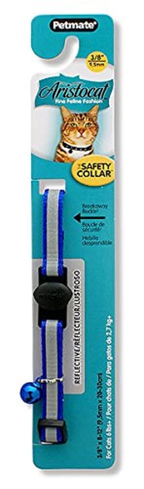 ASPEN Break Away Reflective Collar, 3/8", Royal Blue