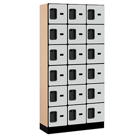 Salsbury Industries 36365GRY Lockers, 6'3" x 15", Gray