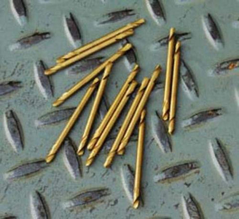 Rel Products, Inc. ATD-9204 1/8 Double-ended Titanium Drill Bit Set, 12 Pc.