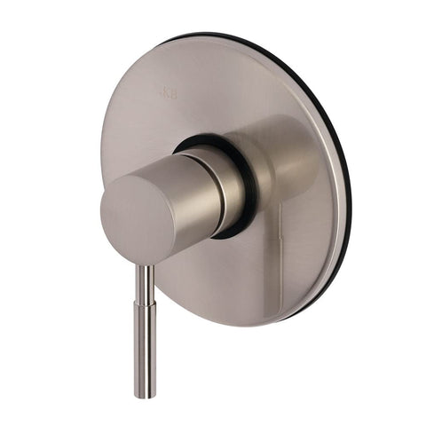 Kingston Brass KB8698DLLST Single-Handle Pressure Balanced Tub and Shower Faucet, Valve and Trim Only in Brushed Nickel
