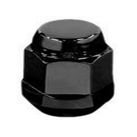 MCGARD 64029 Black Bulge Cone Seat Style Lug Nut Set (1/2"-20 Thread Size) - Set of 4