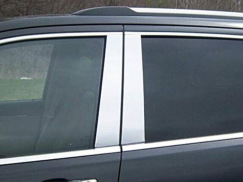 QAA is Compatible with 2011-2021 Jeep Grand Cherokee 4 Piece Stainless Pillar Post Trim PP51080
