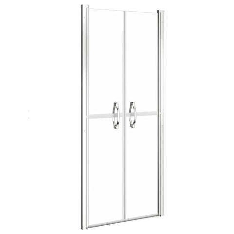 vidaXL Shower Door, Bathroom Shower Enclosure, Shower Screen with Modern Handles, Shower Cubicle Bathroom Accessory, Clear ESG 29.9"x74.8"