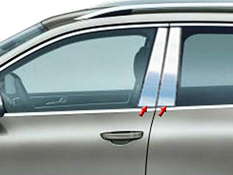QAA is Compatible with 2011-2017 Volkswagen Touareg 6 Piece Stainless Pillar Post Trim PP11641