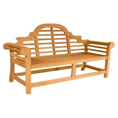 Oakestry Chester 3 Seater Bench Solid Teak Wood Garden Patio Furniture Classic Design Handcrafted Rustic Hardwood Seat Weather Resistant Finish Eco Friendly Large Wooden Bench for Porch Yard Decor
