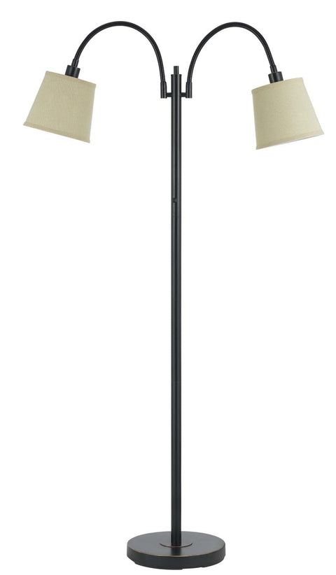 Cal Lighting BO-2444FL-DB Transitional Two Floor Lamp Lighting Accessories, Dark Bronze