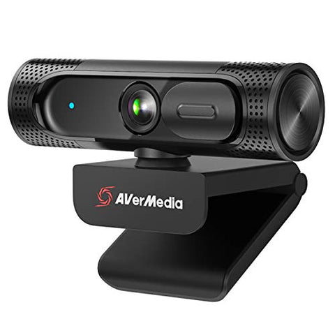 AVerMedia 4K webcam for PC, Gaming Camera for Streaming, Video Calls, Built-in Mic, Privacy Cover, for Teams, Google Meet, Zoom, OBS and more, for PC/Mac - PW513 Live Streamer CAM
