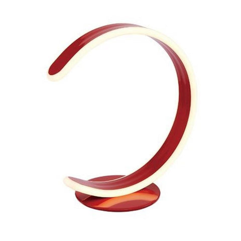 Lite Source Luma - 12W 1 LED Table Lamp-12.5 Inches Tall and 11.5 Inches Wide-Red Finish