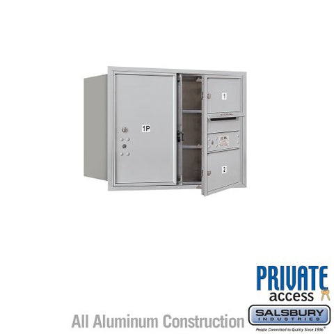 Salsbury Industries 3706D-05ZRP 4C Horizontal Mailbox, Bronze