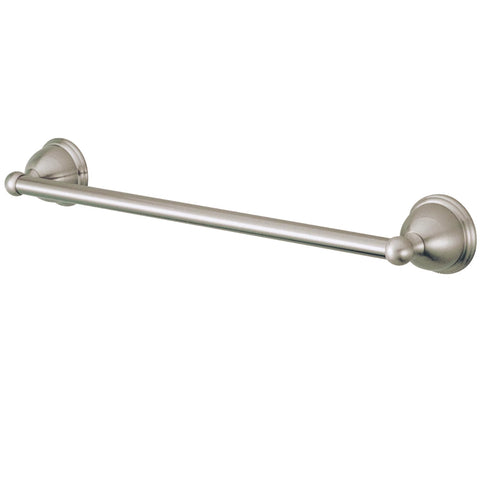 Kingston Brass BA3962SN Restoration Towel-Bar, 18-Inch, Brushed Nickel