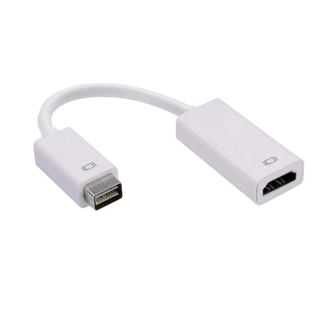 Cmple – Mini DVI Male to HDMI Female Video Adapter Cable - Mini DVI to HDMI Adapter for MacBook Pro