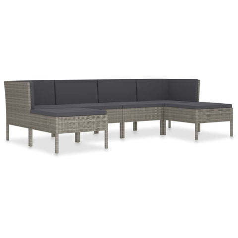 vidaXL Garden Furniture Set Grey, Anthracite