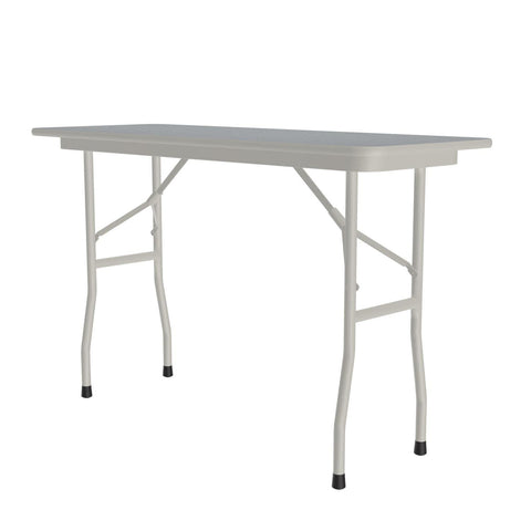 Correll Rectangular Laminate Top Folding Table with Gray Granite CF1848TF-15