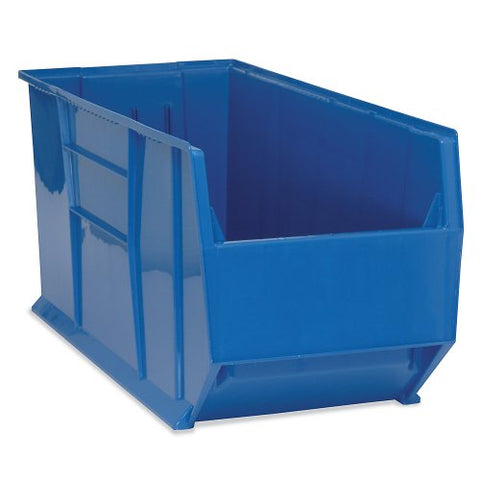 Quantum Storage Systems QRB166BL Rack Bins Heavy Duty Part Organizer Blue Bins 42" L x 17" W x 18" H