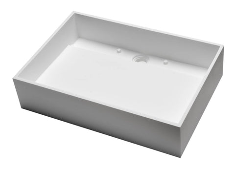ALFI brand ABRS2014 Bathroom Sink, 20"L x 13.5"W x 4.75"H, White Matte
