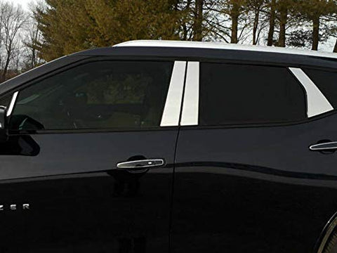 QAA is Compatible with 2019-2020 Chevrolet Blazer 8 Piece Stainless Pillar Post Trim PP59142