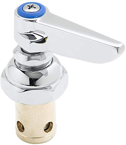 T&S Brass 002713-40 Spindle Assembly for Eterna Valve Replacement. Cold Side Handle Stem Assembly Replacement Fits all T&S Faucets. , Blue