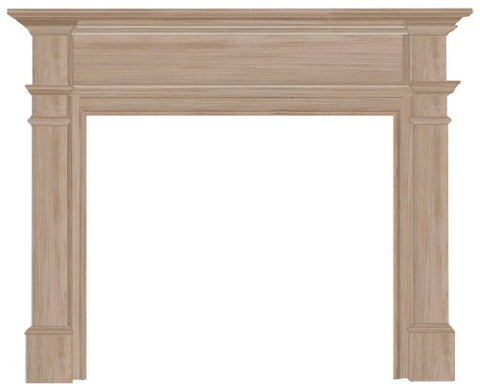 Pearl Mantels, Inc. 120-48 Windsor Fireplace Mantel Surround, 48-Inch, Unfinished