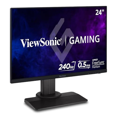 ViewSonic XG2736-2K 27 Inch 1440p IPS Gaming Monitor with 240Hz, 0.5ms FreeSync Premium, NVIDIA G-Sync Compatible, RGB Lighting, Advanced Ergonomics, HDMI, DP and 65W USB-C Inputs