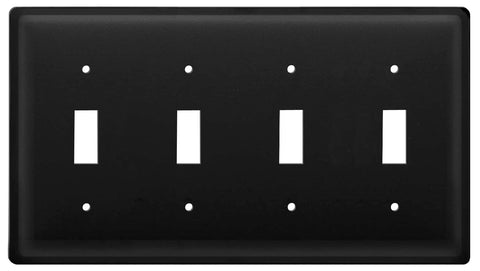 Plain - Quadruple Switch Cover