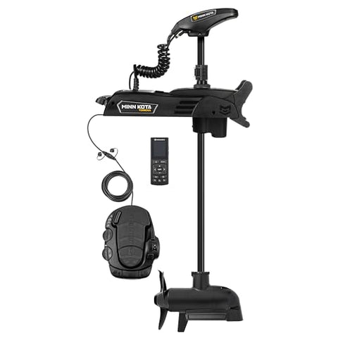 Minn Kota Terrova QUEST Brushless Bow-Mount Electric Trolling Motor with MEGA Side Imaging – 90/115 Lb. Thrust, 45 In. Shaft, Freshwater