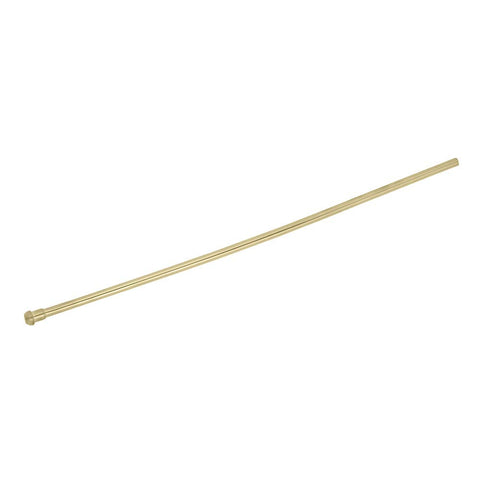 Kingston Brass CB38207 Complement 20 in. Bullnose Bathroom Supply Line, Brushed Brass