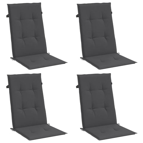 vidaXL Rectangular Chair Cushion Set, Ergonomic Support for Outdoor, Indoor Seating, Comfortable Garden Design