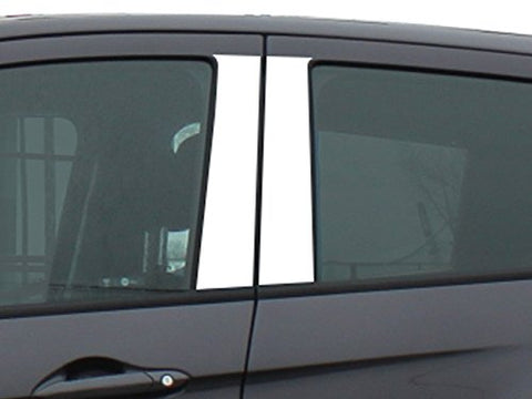 QAA is Compatible with 2016-2020 Chevrolet Spark 4 Piece Stainless Pillar Post Trim PP56110