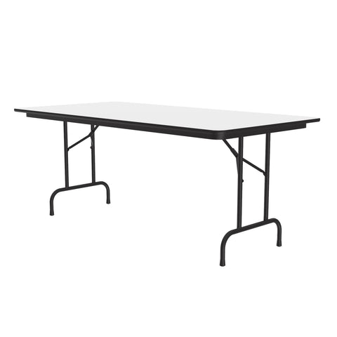 High Pressure Folding Table in Black Granite (36 in. x 72 in./White)