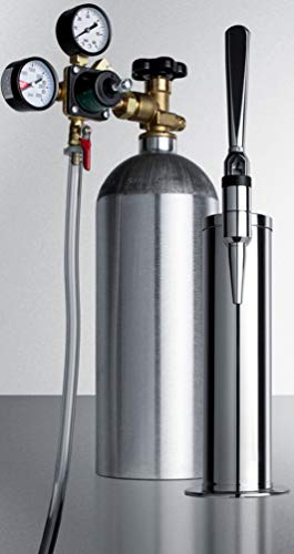 Summit Appliance KitSTOUT Scout Beer Dispensing Tapping Equipment with Nitrogen Tank to Serve Nitro-Infused Stout Beer From Most Kegerators, N2 Tank Included for Proper Stout Service