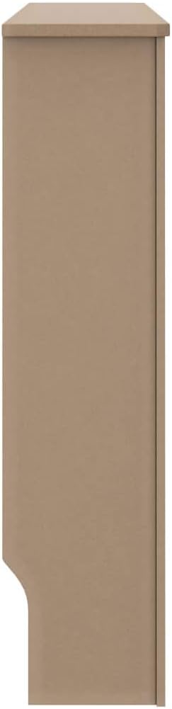 vidaXL Radiator Cover Heater Cover Cabinet Shelf Household Appliance Heating Accessories Home Improvement Funiture Heat Sink Wooden Cap MDF