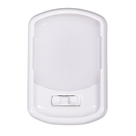 Arcon Interior Light 20725N, LED Ceiling Single Light, White Lens, 7-1/4 Inch Length x 4.95 Inch Width, Bright White SMD LED, 12 Volt