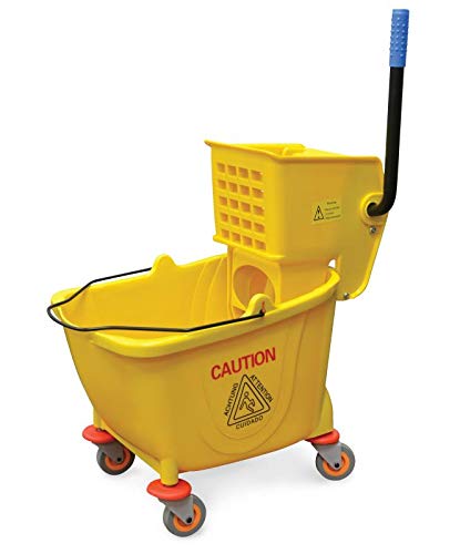 Yellow Single Bucket MOP Wringer with 32 L Capacity