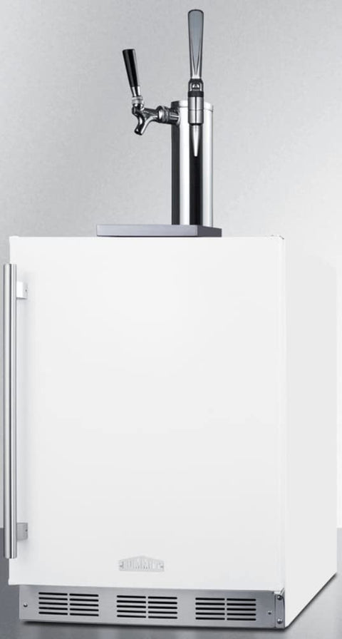 24 inches Wide Built-In Coffee Kegerator foot ADA Compliant
