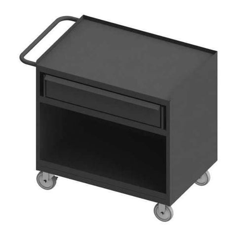 Durham 3114-95 Mobile Bench Cabinet, 1 Drawer, Steel