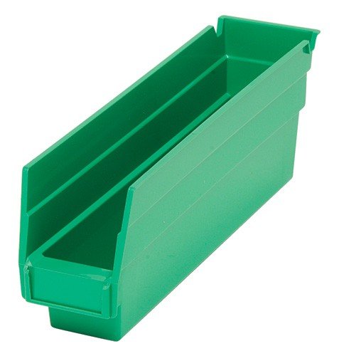Quantum Storage Systems QSB100GNCS Economy Part Organizer Green Bins 12" L x 3" W x 4" H 36 Pack