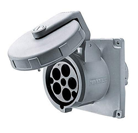 Hubbell Wiring M5100R7 Hubbell M5100r7 100a 480v 5-wire Receptacle