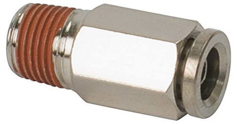 1/4" Npt(M) To 1/8" Airline Straight Fitting (2 Pcs) Dot Approved