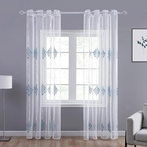Sheer Curtains Panel Kseniya