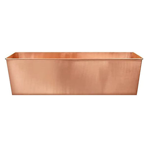 Oakestry c-101 Solid Copper Durable Flower Box planters for Outdoor Plants Vegetables Tomato and Herbs